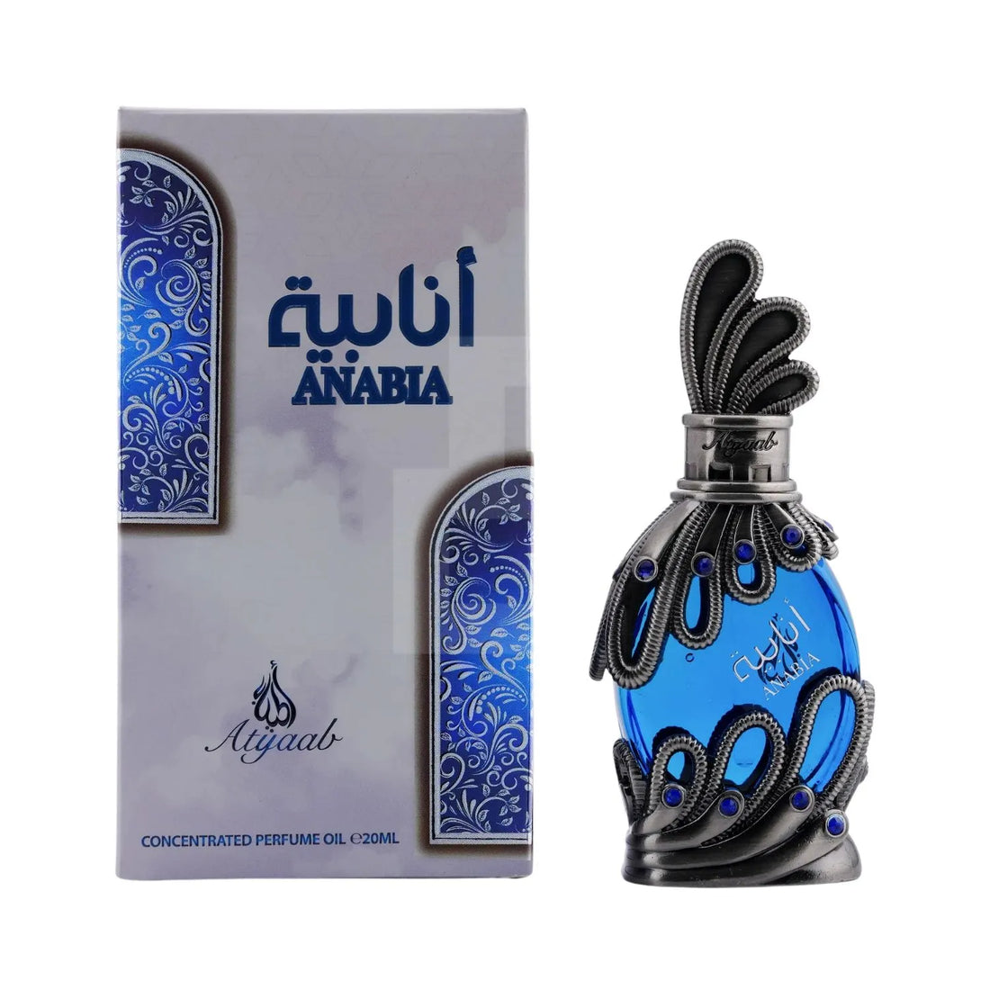 Anabia Blue Perfume Oil Bottle