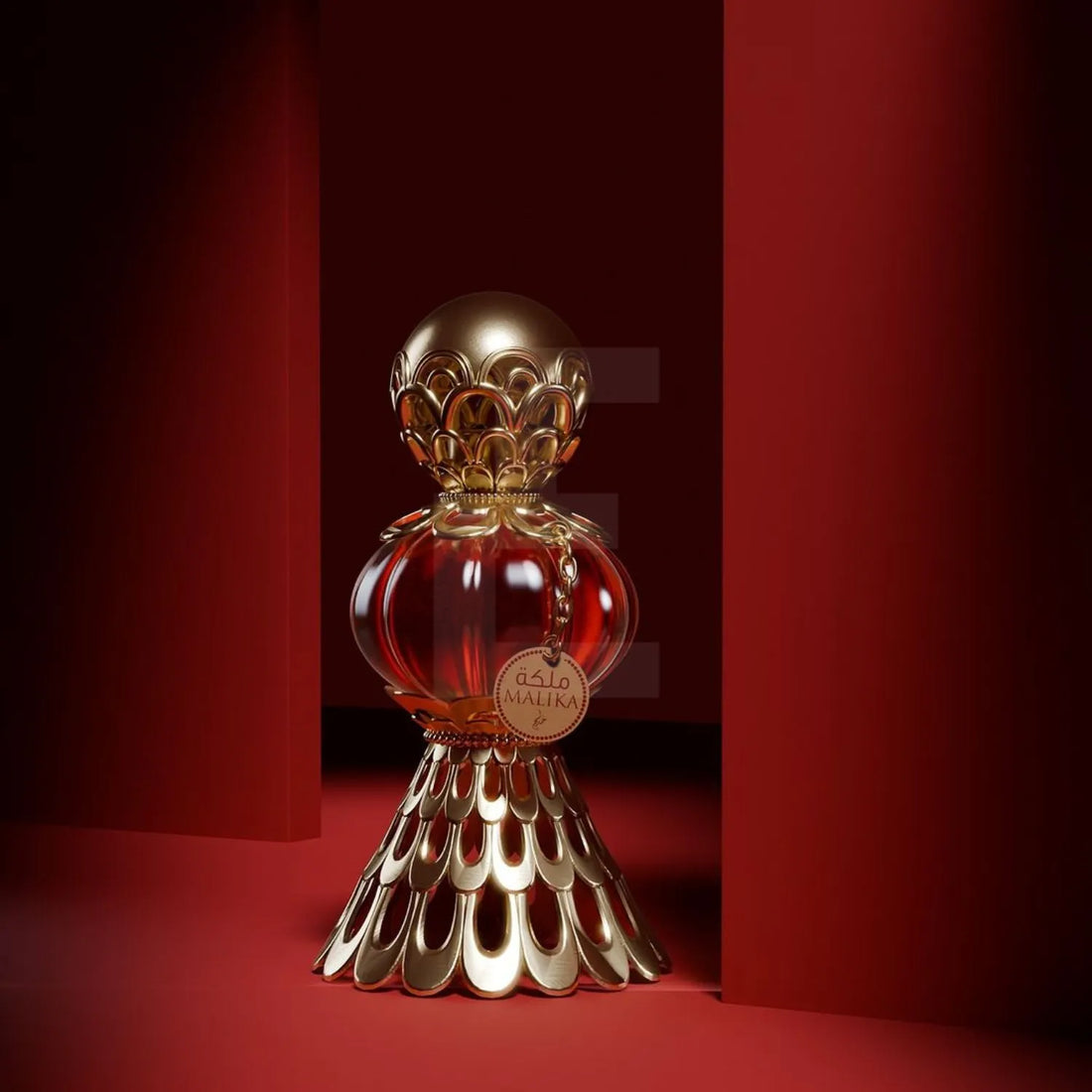 Malika Red Perfume Oil Bottle