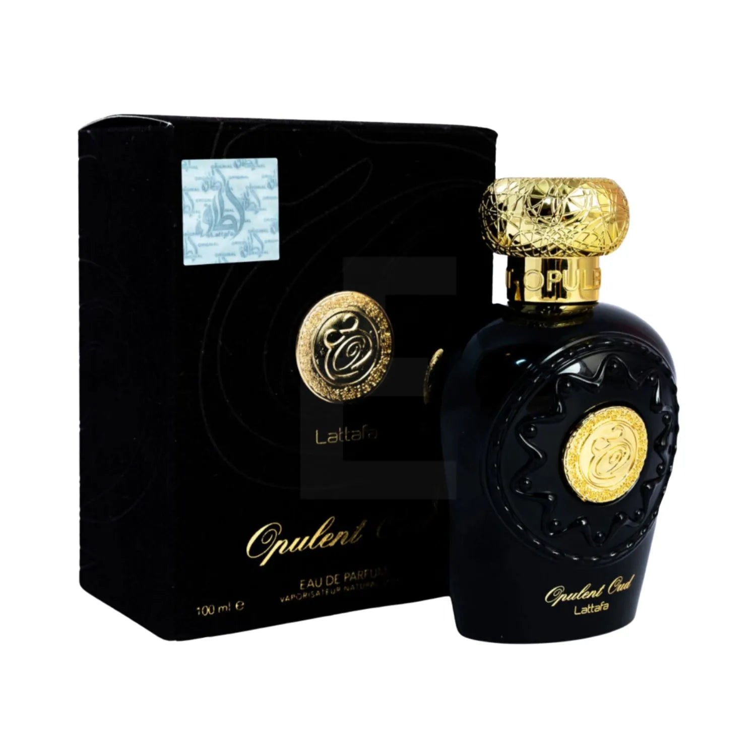 Opulent Oud Perfume Bottle and Box