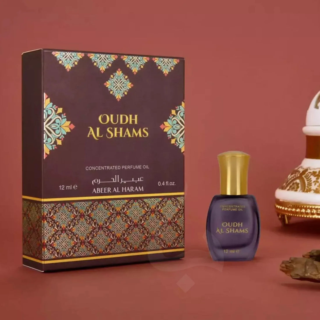 Oudh AlShams Perfume Oil Bottle