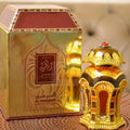 Rafia Gold Perfume Oil Bottle Package