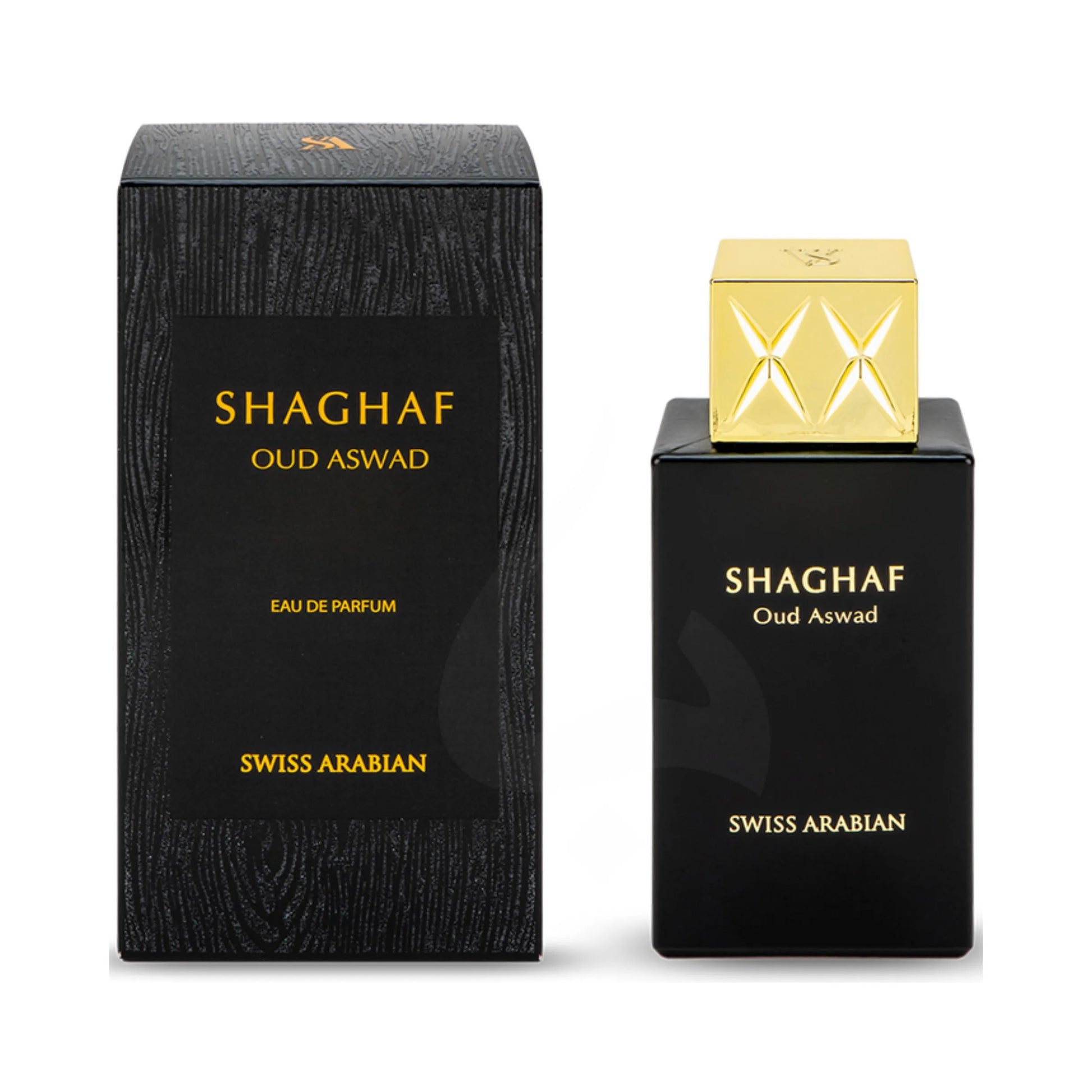 Shaghaf Oud Aswad Perfume Package